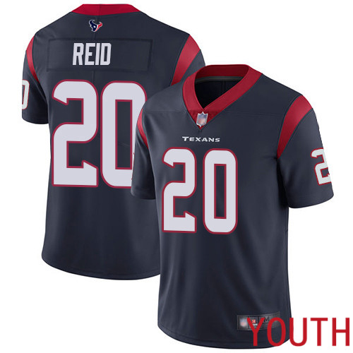 Houston Texans Limited Navy Blue Youth Justin Reid Home Jersey NFL Football #20 Vapor Untouchable->youth nfl jersey->Youth Jersey